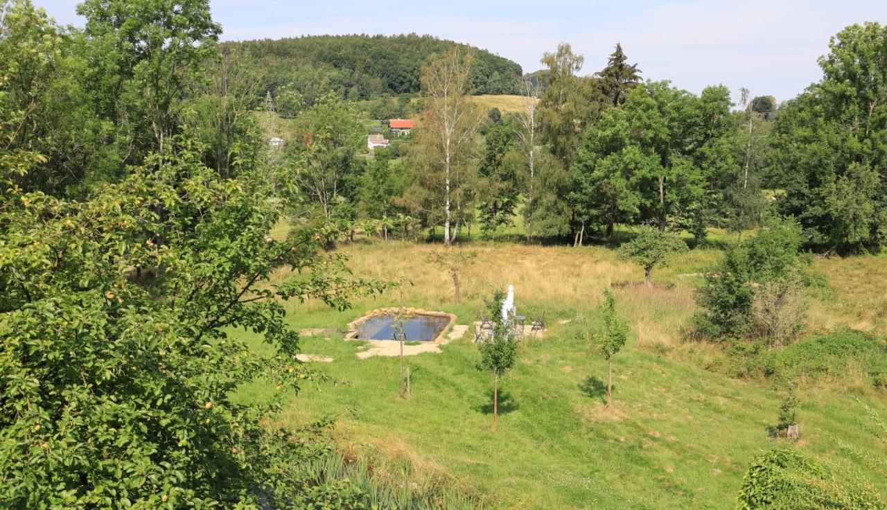 Chalupa Hunikov Česká Kamenice Exterior foto